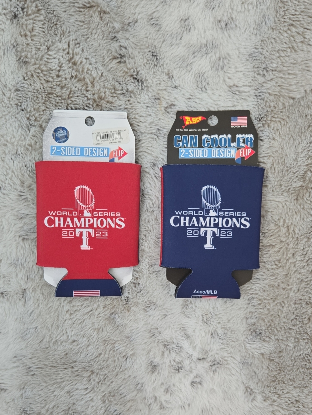 2 Pack Double Sided can cooler liner